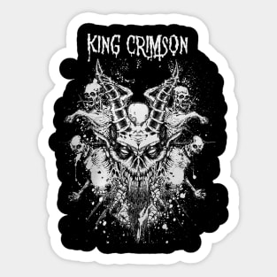 Dragon Skull Play King Sticker